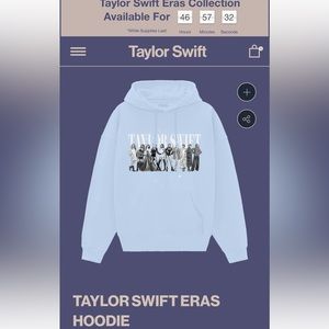 RARE Limited Edition Taylor Swift Eras Midnight Hoodie
